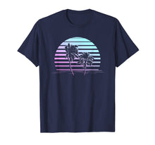 Load image into Gallery viewer, Pastel Goth California Sunset Tshirt - Aesthetic Palm Tree
