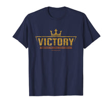 Load image into Gallery viewer, Christian T Shirt | Victory In Jesus Bible Verse Graphic Tee

