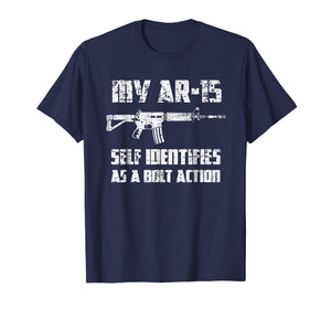 2nd Amendment Pro Gun Shirts AR-15 Identifies As Bolt Action