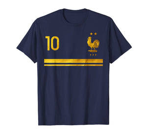 France Football Jersey Equipe de France Golden T-Shirt