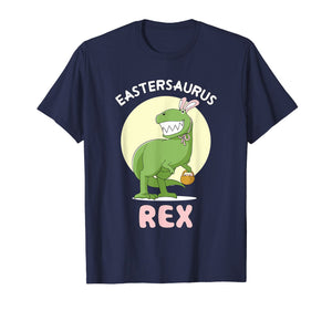 Eastersaurus Rex T-Shirt Easter Bunny Dinosaur Tee Dino Gift