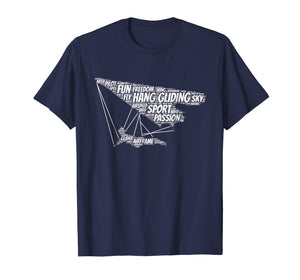Hang Gliding Shirt: Glider Terms Vocabulary Gift T-Shirt