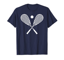 Load image into Gallery viewer, Crossed squash rackets T-Shirt
