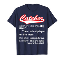Load image into Gallery viewer, Softball, Baseball Catcher T shirt,Vintage funny Definition

