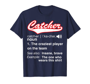 Softball, Baseball Catcher T shirt,Vintage funny Definition