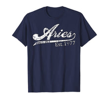 Load image into Gallery viewer, Aries Zodiac 1977 - 42nd Bday T-Shirt For Men Women
