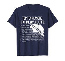 Load image into Gallery viewer, Flute Shirt - Top Ten Reasons To Play Flute Shirts
