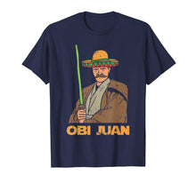 Load image into Gallery viewer, Mexican Obi Juan With Sombrero Funny Movie Parody T-Shirt
