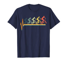 Load image into Gallery viewer, BMX T-Shirt Heartbeat Tshirt Biker Stunt Tee Love Gift
