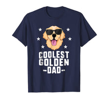Load image into Gallery viewer, Coolest Golden Dad T-Shirt for Men Retriever New Dog Owner
