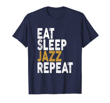 Load image into Gallery viewer, Eat Sleep Jazz Repeat T-shirt | Jazz Tee
