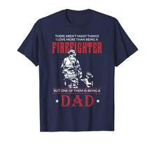 Load image into Gallery viewer, Mens Firefighter Dad &amp; Son T Shirt Daddy Father&#39;s Day Christmas
