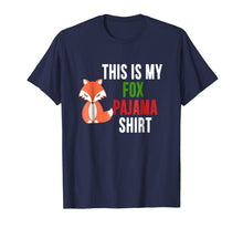 Load image into Gallery viewer, This is My Fox Pajama Tshirt
