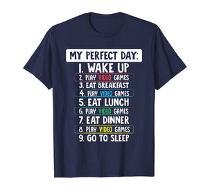 Funny Gamer TShirt Perfect Day Holiday Gift For Gaming Kids