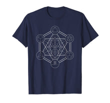 Load image into Gallery viewer, Metatrons Cube/ Tree of Life Sacred Geometry Shirt
