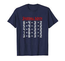 Load image into Gallery viewer, Baseball Math Double Play T-Shirt
