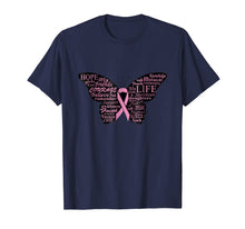Load image into Gallery viewer, Breast Cancer Awareness Tshirt Survivor Hope Fight Cure
