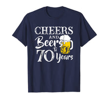 Load image into Gallery viewer, Cheers And Beers 70 Years Old 70th Birthday Gift 1948 Shirt
