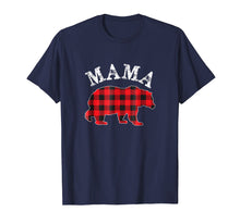 Load image into Gallery viewer, Red Plaid Mama Bear Matching Buffalo Pajama Shirt

