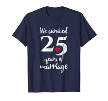 Load image into Gallery viewer, 25th Wedding Anniversary T-Shirt Funny Gift For Couples
