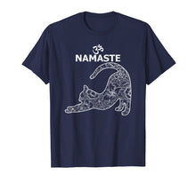 Load image into Gallery viewer, Cat Yoga Namaste OM - Funny Yoga T-shirt for Women
