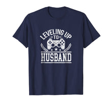 Load image into Gallery viewer, Cute Leveling Up to Husband Wedding Tee Shirt
