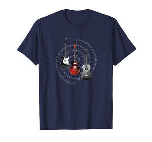 Electric Guitars Themed T-Shirt