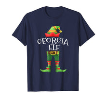 Load image into Gallery viewer, Georgia Elf Matching Family Group Christmas Gift T Shirt
