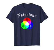 Load image into Gallery viewer, Color Wheel Shirt - Notorious RGB Tee - RGB not CMYK TShirt
