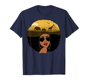 African Queen African American T Shirts for Women