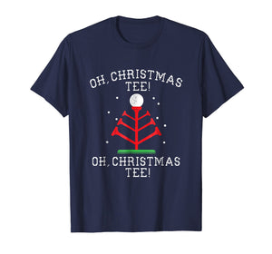 Funny Golfing Christmas T-Shirt O Christmas Tee Golf Pun