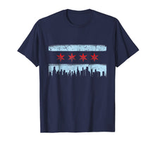 Load image into Gallery viewer, Chicago Flag Skyline T-Shirt

