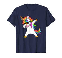 Load image into Gallery viewer, Dabbing Unicorn T-Shirt - Unicorn Dab T-Shirt - Unicorn Gift
