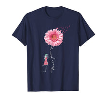Load image into Gallery viewer, Never give up t-shirt Breast Cancer daisy flower woman T-Shirt
