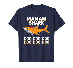 Mamaw Shark T-shirt Doo Doo Doo T-Shirt