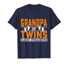 Load image into Gallery viewer, Mens Fathers Day shirt New Grandpa of Twins Gift Twin Boy Girl
