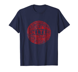 Manchester United - Red Typography Print t-shirt