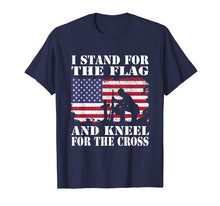 Load image into Gallery viewer, I Stand For The Flag And Kneel For The Cross T-Shirts
