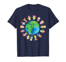 Load image into Gallery viewer, Happy Earth Day Children Around the World Tee Shirt
