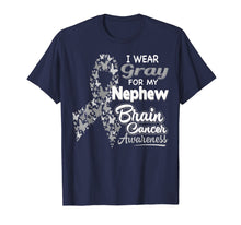 Load image into Gallery viewer, I wear Gray for my Nephew - Brain Cancer Awareness shirt
