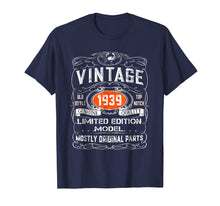 Load image into Gallery viewer, Vintage 1939 T-Shirt - 80th birthday gift shirt
