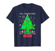 Load image into Gallery viewer, Oh Chemistree Funny Science Chemistry Christmas Tree T-Shirt
