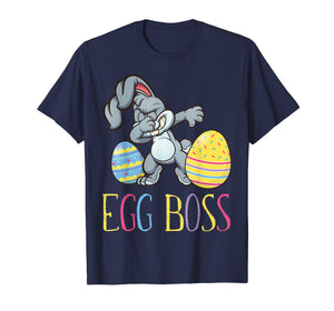 Dabbing Bunny Shirt Egg Boss Gift Easter for boys kids