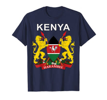 Load image into Gallery viewer, Kenya Emblem Cultural Background T-shirt
