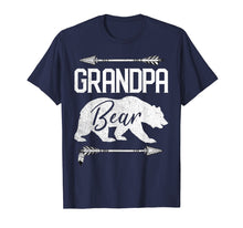 Load image into Gallery viewer, Mens Grandpa Bear Funny Father&#39;s Day T-Shirt Gift Papa Vintage
