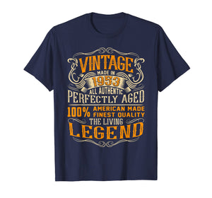 Legends Vintage Made In 1953 65th Birthday Gift 65 years old