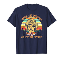 Load image into Gallery viewer, Moist and delicious men love my cupcakes sunset shirt
