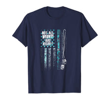 Load image into Gallery viewer, Not All Wounds Are Visible - PTSD Awareness T-Shirt
