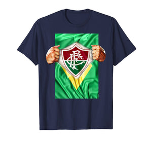 Fluminense T-shirt Heartbeat Football Soccer Fans Gift