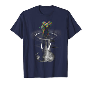 Elephant T-shirt, Autism Awareness Tee, Gift For Dad